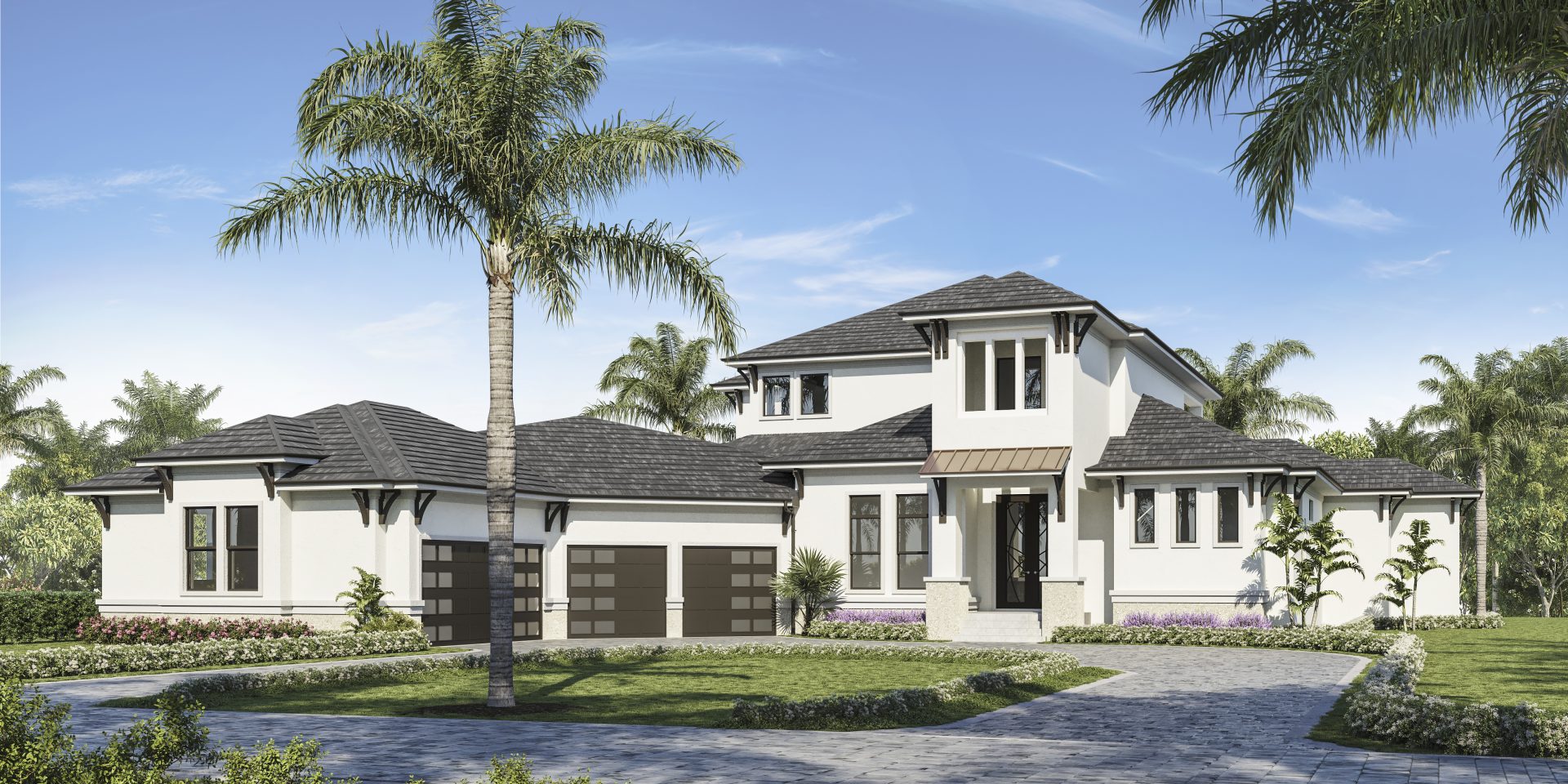Luxury Home Front View - Berbice Skyhaven Estates